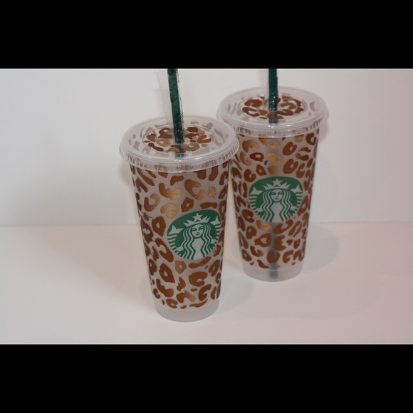 Cheetah print Starbucks cold cup - Picture 10 of 16
